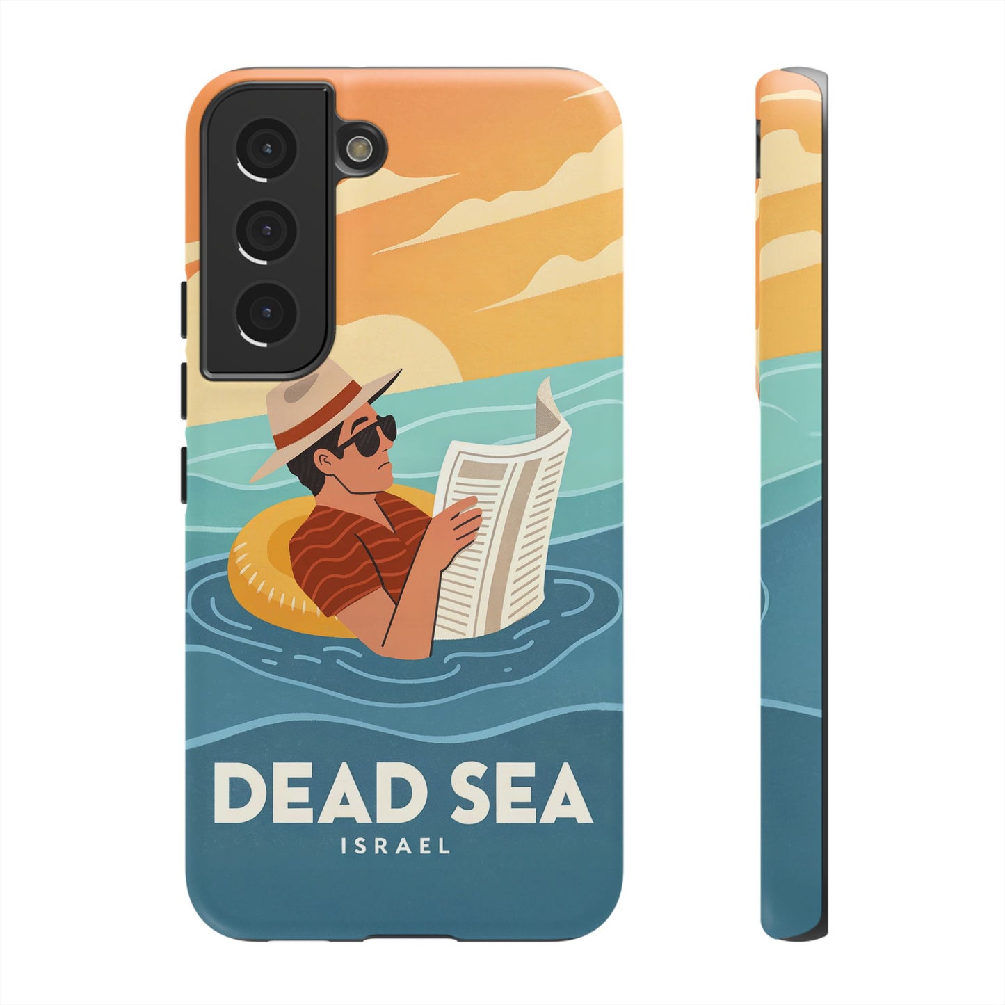 Dødehavet – Retro Flytende Mann Mobildeksel