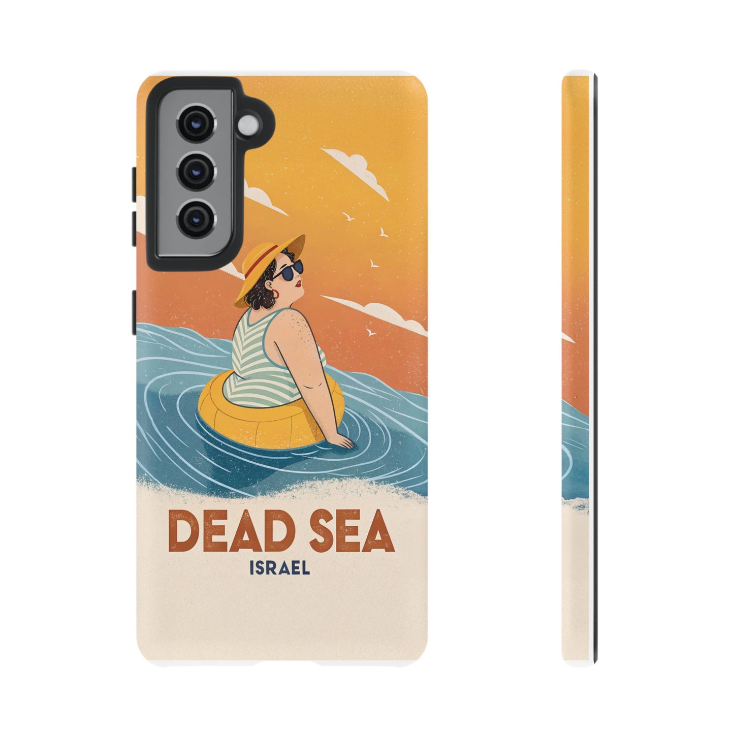 Dødehavet – Retro Flytende Dame Mobildeksel