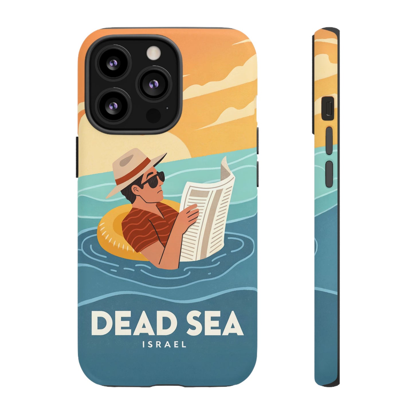 Dødehavet – Retro Flytende Mann Mobildeksel